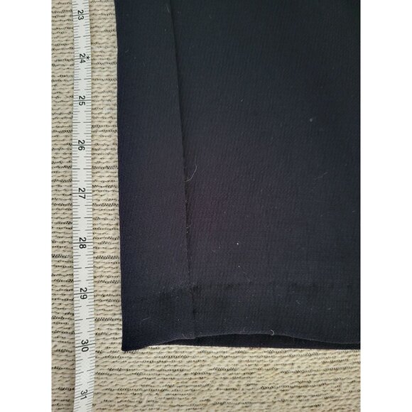 Aritzia Effortless Black Crepe Pants size 16 trousers Pleated wide Quiet luxury - Picture 12 of 12